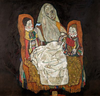 matka se dvěma dětmi III od Egon Schiele