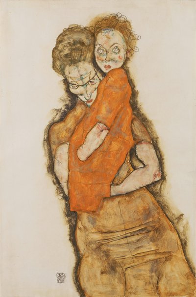 Matka a dítě od Egon Schiele