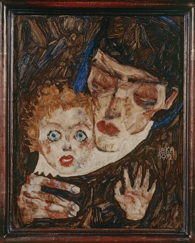 Mutter und Kind II, Matka a dítě. II ... od Egon Schiele