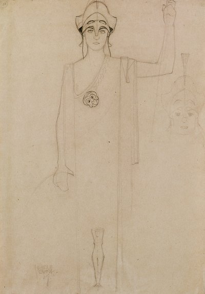 Pallas Athéna od Egon Schiele