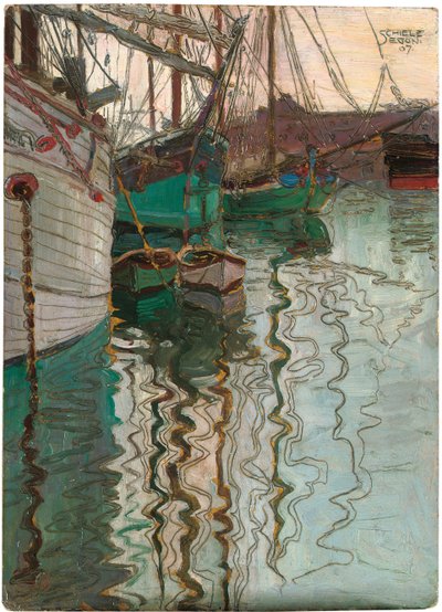 Přístav Terst, 1907 od Egon Schiele