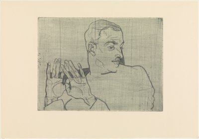 Portrét Arthura Roesslera od Egon Schiele
