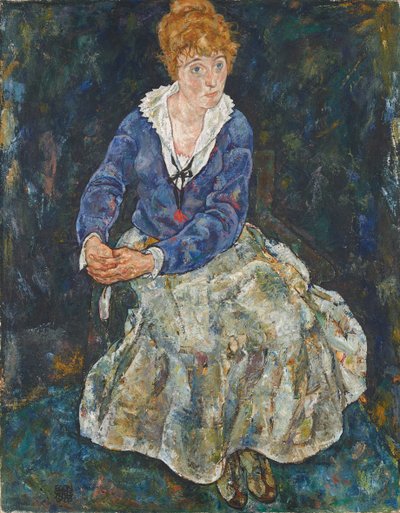 Portrét Edith Schiele, umělcovy manželky, 1918. od Egon Schiele