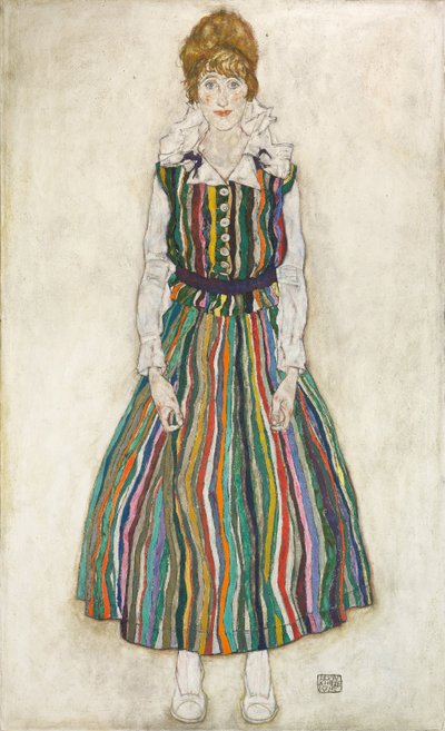 Portrét manželky umělce Edith, 1915 od Egon Schiele
