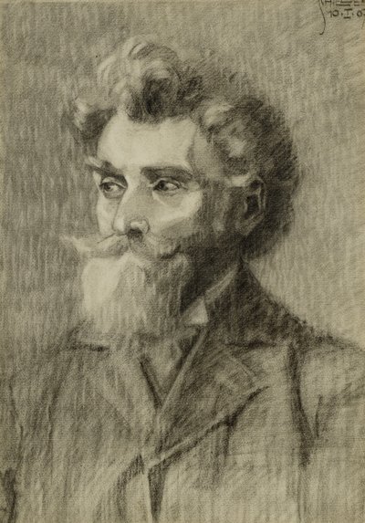 Portrét muže; Mannerportrait, 1907 od Egon Schiele