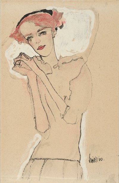 Portrét ženy, 1910. od Egon Schiele