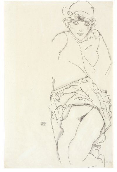 Portrét ženy, 1913 od Egon Schiele