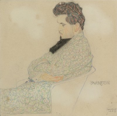 Portrét skladatele Arthura Löwensteina, 1909 od Egon Schiele