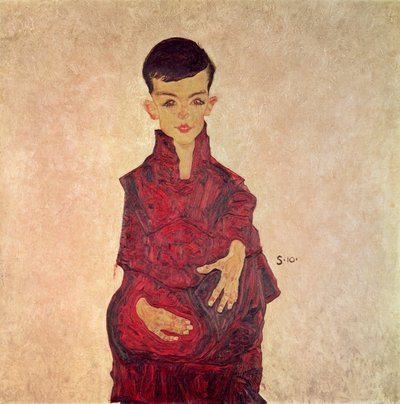 Rainerbub (Portrét Herberta Rainera ve věku asi 6 let) 1910 od Egon Schiele