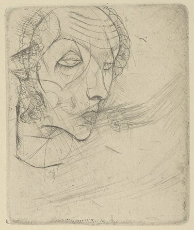 Autoportrét, 1914 od Egon Schiele