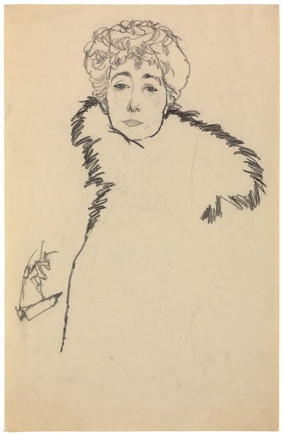 Serena Lederer, 1917 od Egon Schiele