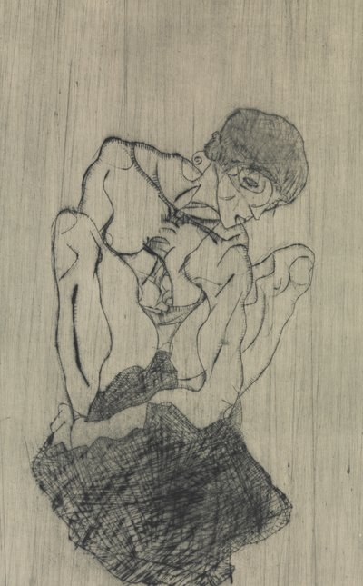 Smutek, 1914. od Egon Schiele