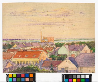 Pohled na město od Egon Schiele