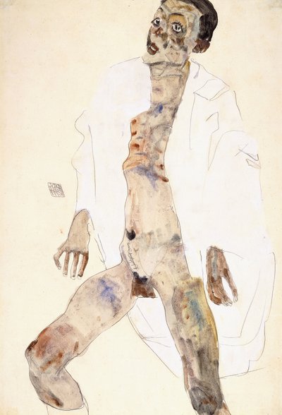 Stojící muž od Egon Schiele