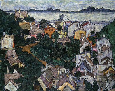 Letní krajina; Letní krajina, 1917 od Egon Schiele