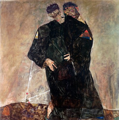 Poustevníci od Egona Schieleho od Egon Schiele