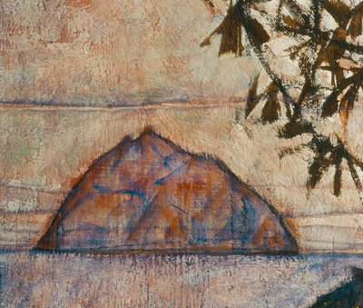 Versinkende Sonne (olej na plátně) od Egon Schiele