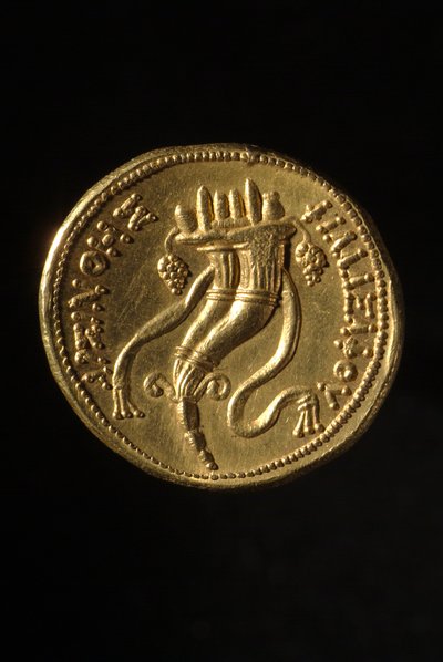 Řecká Oktadrachma z Arsinoe II, 240 před naším letopočtem od Egyptian