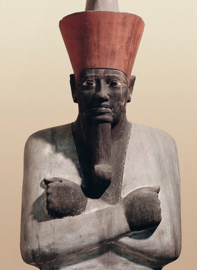 Socha Mentuhotepa II (malovaný pískovec) od Egyptian 11th Dynasty