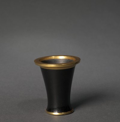 Kosmetická nádoba (kádinka), cca 1859-1814 př. n. l. (obsidián a zlato) od Egyptian 12th Dynasty