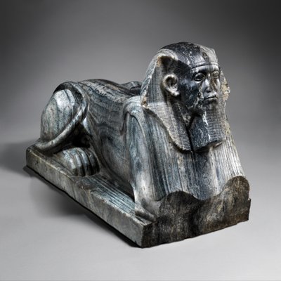 Senwosret III jako sfinga, cca 1850 př. n. l. (rula) od Egyptian 12th Dynasty