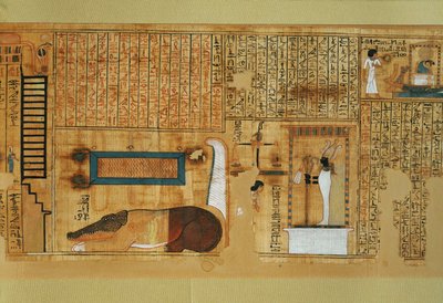 Kniha mrtvých písaře Nebqeda, vláda ... od Egyptian 18th Dynasty
