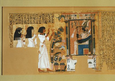 Kniha mrtvých písaře Nebqeda, vláda ... od Egyptian 18th Dynasty