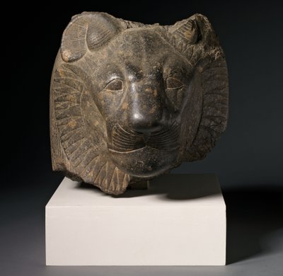 Hlava Sekhmetu, Théby, kolem 1391-53 př.nl od Egyptian 18th Dynasty