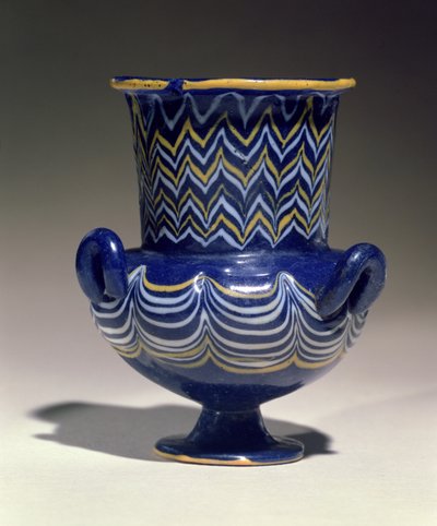 Krateriskos, ze Sakkáry, Nová říše (sklo) od Egyptian 18th Dynasty
