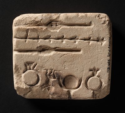 Vápencová forma na odlévání kovových šperků, Nová říše od Egyptian 18th Dynasty