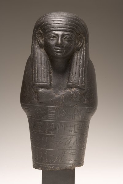 Figurka Shabti pro Amenemhat, Nová říše (diorit) od Egyptian 18th Dynasty