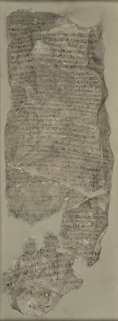 Sinuhe Ostracon, Nová říše (vápenec) od Egyptian 18th Dynasty