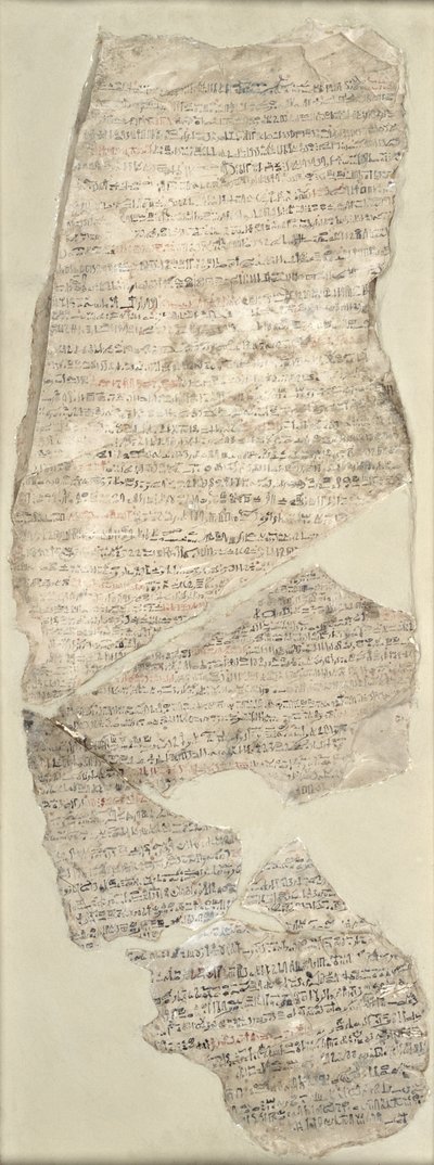 Sinuhe Ostracon, Nová říše (vápenec) od Egyptian 18th Dynasty