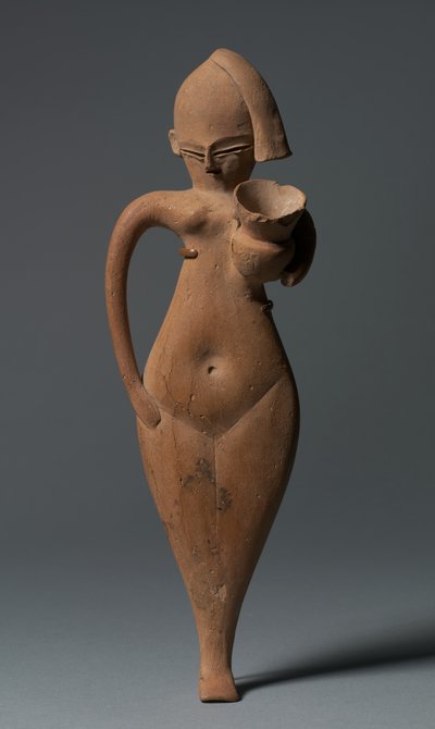 Soška sloužící dívky, asi 1323-1186 před naším letopočtem od Egyptian 18th Dynasty