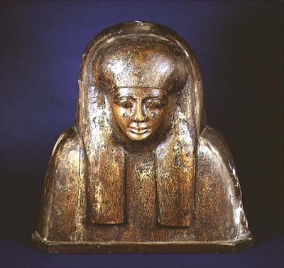 Horní část víka rakve z Théb od Egyptian 18th Dynasty