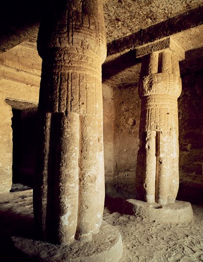 Pohled na Tomb Chapel of Meryre, New Kingdom od Egyptian 18th Dynasty