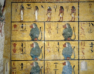 Paviáni od Egyptian 19th Dynasty