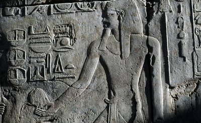 Basreliéf, Luxorský chrám, Luxor, Théby (Památka světového dědictví UNESCO) od Egyptian 19th Dynasty