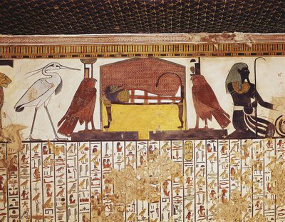Egypt, Luxor, Starověké Théby, Údolí královen, Hrobka Nefertari od Egyptian 19th Dynasty