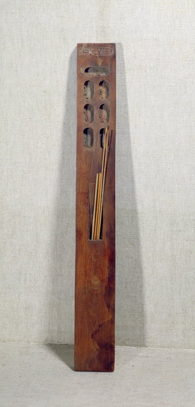 Paleta patřící malíři Dedia, z Théb, Nová říše (dřevo) od Egyptian 19th Dynasty