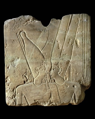 Faraon Ramses II. a bůh Amon... od Egyptian 19th Dynasty