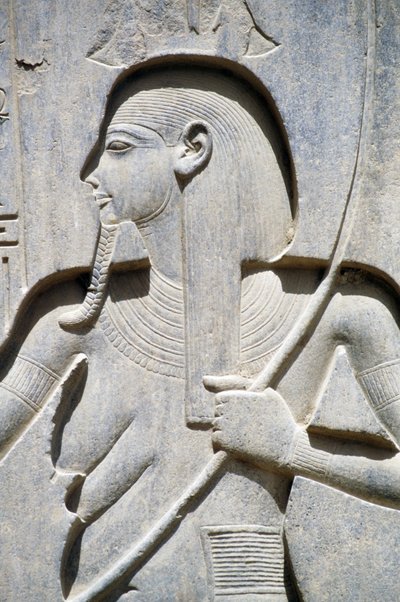 Reliéf z podstavce sochy Ramsese II., dvůr Ramsese II., Amonův chrám, Luxor, starověké Théby (Seznam světového dědictví UNESCO) od Egyptian 19th Dynasty