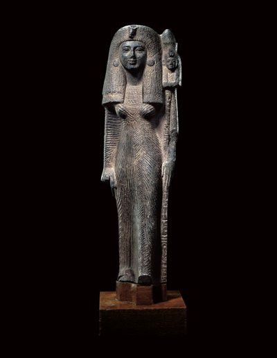 Standardní nosná socha královny Nefertari, Nová říše, cca 1290-1224 př.nl od Egyptian 19th Dynasty