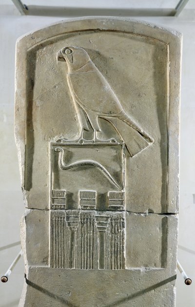 Stéla hadího krále, asi 3000 př. n. l. (vápenec) (viz také 105659) od Egyptian 1st Dynasty
