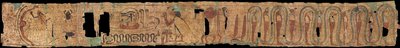 Starověký egyptský pohřební text – Starověký Egypt – 1069–945 př. n. l. – Papyrus – 10x100 – Muzeum Szepmuveszeti, Budapešť od Egyptian 21st Dynasty