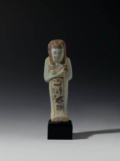 Shabti z Akhesenmut, možná z Deir el-Bahri, Nová říše (fajáns) od Egyptian 21st Dynasty