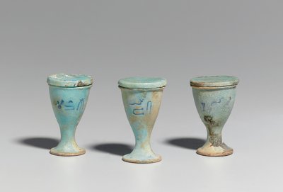 Tři šálky, 664-30 př. n. l., Pozdní - Ptolemaiovské období od Egyptian 26th Dynasty