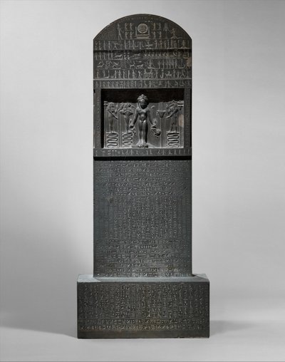 Cippus of Horus, 360-343 př.nl (meta-greywacke) od Egyptian 30th Dynasty