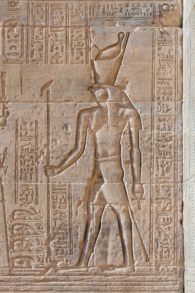 Reliefit Philaen temppelissä, Aswanissa, Egyptissä od Egyptian 30th Dynasty