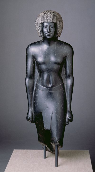 Socha Dattari, pozdní období (diorit) od Egyptian 30th Dynasty